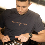 Футболка классическая "Russian barista"