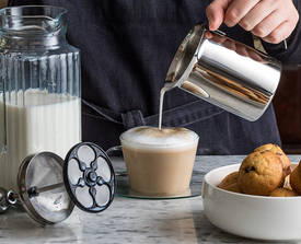 5 способов взбить молоко для капучино