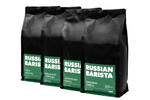 Комплект образцов кофе в зернах "Russian barista", 4 кг.