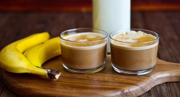 Рецепт кофе «Пряный банановый раф»